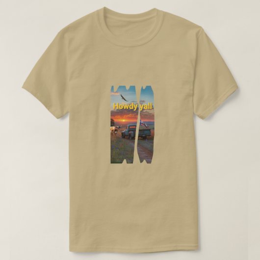 ハウディ・オール Tシャツ (デザイン正面)