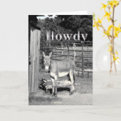 ハウディ カード (黄色い花)