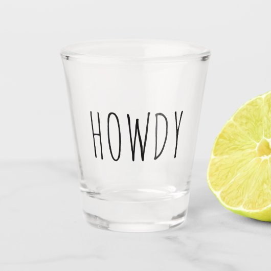 ハウディ |ギフトおもしろいショットグラス ショットグラス (正面)