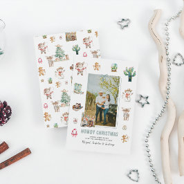 ハウディ・クリスマス | おもしろい西クリスマスフォト シーズンカード