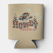 ハウディ・クリスマス |カウボーイクリスマスツリー 缶クーラー (正面)