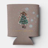 ハウディ・クリスマス |カウボーイクリスマスツリー 缶クーラー (裏面)