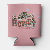 ハウディ・クリスマス |カウボーイクリスマスツリー 缶クーラー (正面)