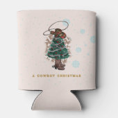 ハウディ・クリスマス |カウボーイクリスマスツリー 缶クーラー (裏面)