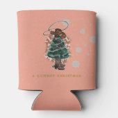 ハウディ・クリスマス |カウボーイクリスマスツリー 缶クーラー (裏面)