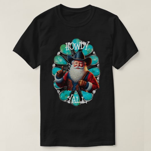 ハウディ・クリスマス Tシャツ (デザイン正面)