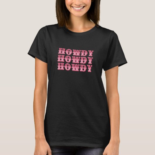 ハウディ・スペース・カウガール Tシャツ (正面)