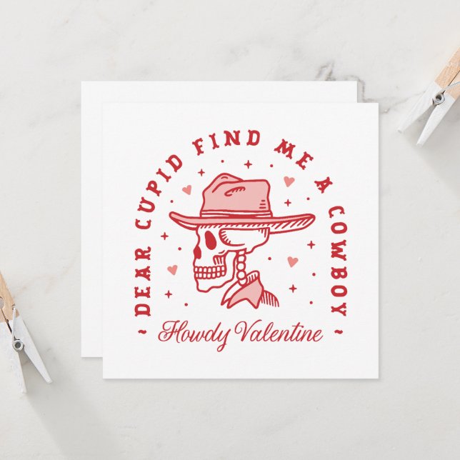 ハウディ・バレンタインのキューピッドは私にカウボーイのガレントインを見つける (正面/裏面インサイチュ)