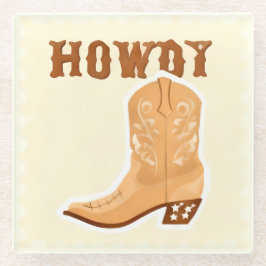 ハウディ バー ガラス コースター