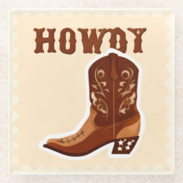 ハウディ バー ガラス コースター