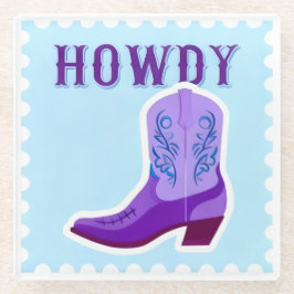 ハウディ バー ガラス コースター