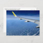 ハウディ！フロリダ上空のはがき ポストカード (正面/裏面)