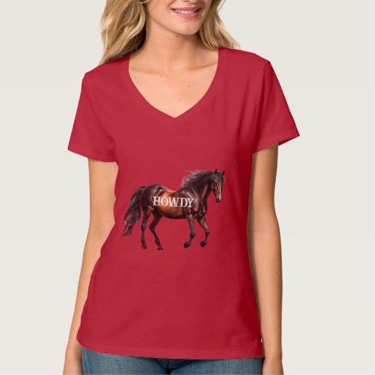 ハウディ・ホース Tシャツ (正面)