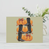 ハウディ ポムキン ウェスタン フォール コケッティー ボウ コウガル 招待状 (スタンド正面)