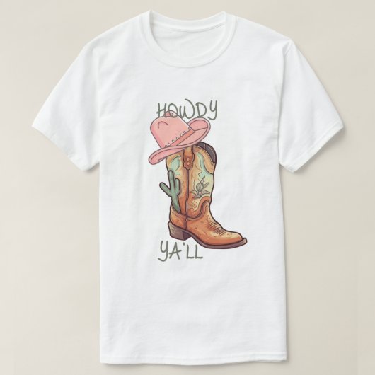 ハウディ・ヤ Tシャツ (デザイン正面)
