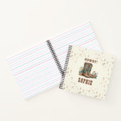 ハウディ！ワイルドウエスト女性のカーボーイ ノートブック (内部)