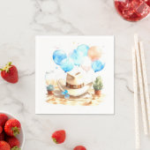 ハウディ、小さな1色カウボーイベビーシャワー スタンダードカクテルナプキン (インサイチュ)