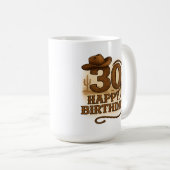 ハウディ、30:ウェスタン誕生日マグ コーヒーマグカップ (正面右)