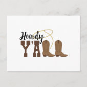 ハウディY"all ポストカード (正面)