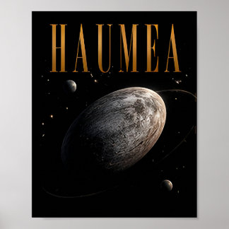 ハウメア ラグジュアリー 準惑星 スペース ポスター