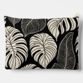 ハウモダンイプリント葉パターン アクセサリーポーチ (裏面)