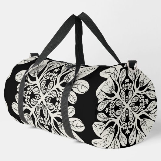 ハウモダンワイアンプリント ダッフルバッグ (左コーナー)