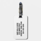 ハウラガールスーツケースタグ ラゲッジタグ (裏面縦)