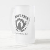 ハウラーの曇らされたマグ フロストグラスビールジョッキ (正面左)