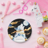 ハウリンお洒落ウルフ誕生日 ペーパープレート (パーティー)