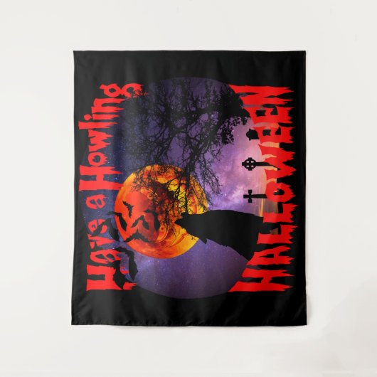 ハウリングのハロウィーンを過ごす タペストリー (正面)