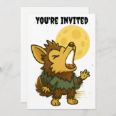 ハウリングのハロウィーンを過ごす 招待状 (正面/裏面)