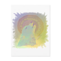 ハウリングウルフとマンダラプラントブランチのフレーム