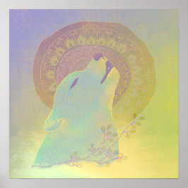 ハウリングウルフとマンダラポスター ポスター