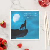 ハウリングウルフのデコパージュ スタンダードランチョンナプキン (インサイチュ)