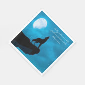 ハウリングウルフのデコパージュ スタンダードランチョンナプキン (角)