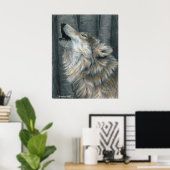 ハウリングウルフのポスター ポスター (ホームオフィス)