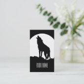 ハウリングウルフの名刺白黒 名刺 (スタンド正面)