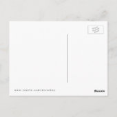 ハウリングウルフの水彩画を使用した引用文 ポストカード (裏面)