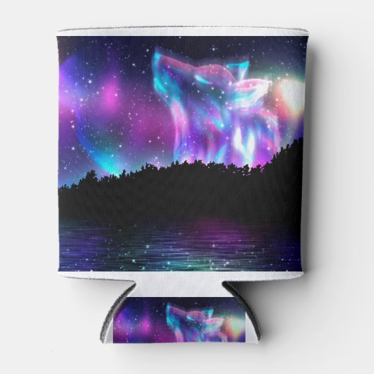 ハウリングウルフの精神 缶クーラー (正面)