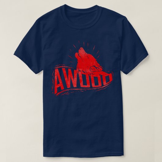 ハウリングウルフアウーウオハロウィーン Tシャツ (デザイン正面)