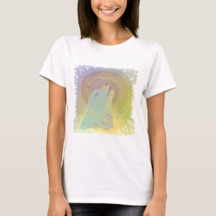 ハウリングウルフアンドマンダラオーナメント Tシャツ