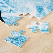 ハウリングウルフウィンスノーブルースモーク抽象芸術 ジグソーパズル (側面)