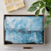 ハウリングウルフウィンスノーブルースモーク抽象芸術 薄葉紙 (ギフト)