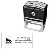 ハウリングウルフシホ素朴エット セルフインキングスタンプ (インサイチュ)