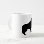 ハウリングウルフシルエット コーヒーマグカップ (正面左)