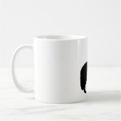 ハウリングウルフシルエット コーヒーマグカップ (左)