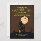 ハウリングウルフハローウィンパーティ招待状 招待状 (正面)