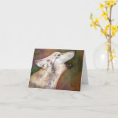 ハウリングウルフパップノートカード カード (黄色い花)