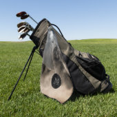 ハウリングウルフフォトモノグラムゴルフタオル ゴルフタオル (グリーン)