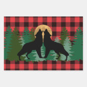 ハウリングウルフフルムーンディアエルクベア ラッピングペーパーシート (正面2)